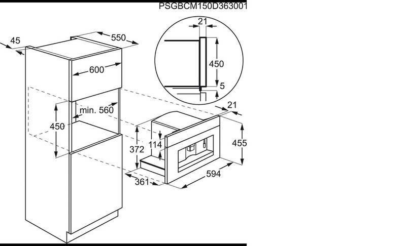 Espresso Electrolux EBC54524OX nerez