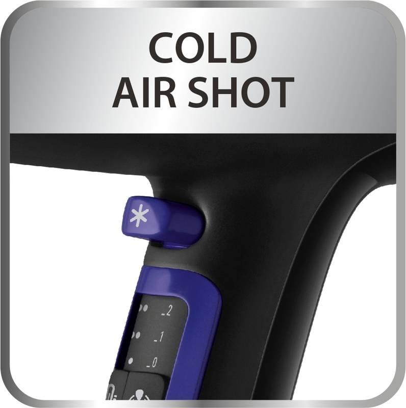 Fén Rowenta Moveling CV3820F0 černý modrý