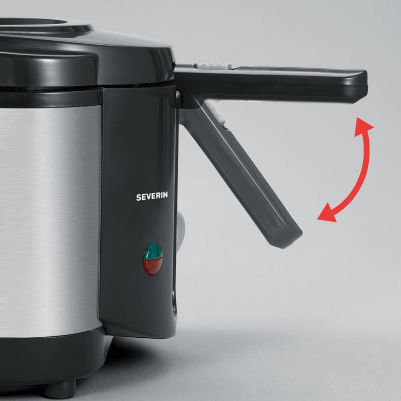 Fritéza Severin FR 2437 černá nerez