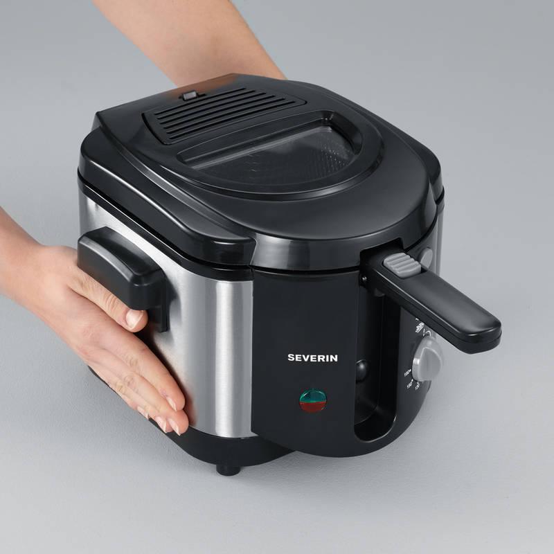 Fritéza Severin FR 2437 černá nerez