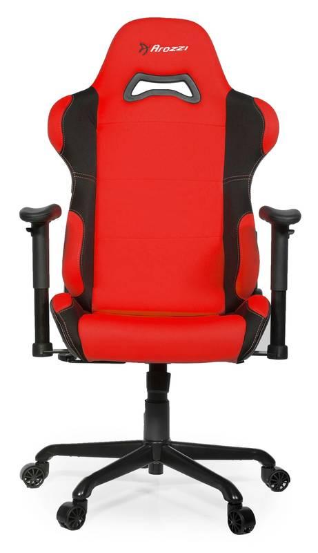 Herní židle Arozzi TORRETTA černá červená