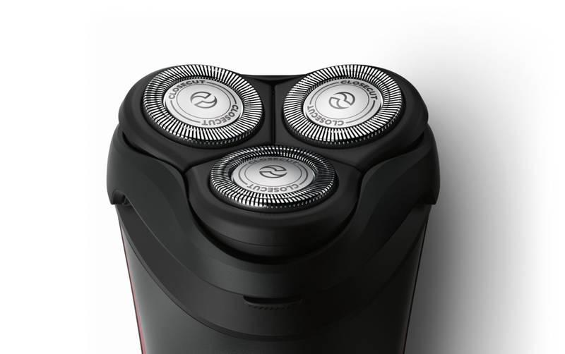 Holicí strojek Philips Series 1000 S1310 04 černý červený