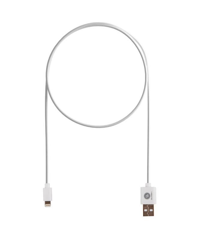 Kabel GoGEN USB Lightning, 0,9m bílý