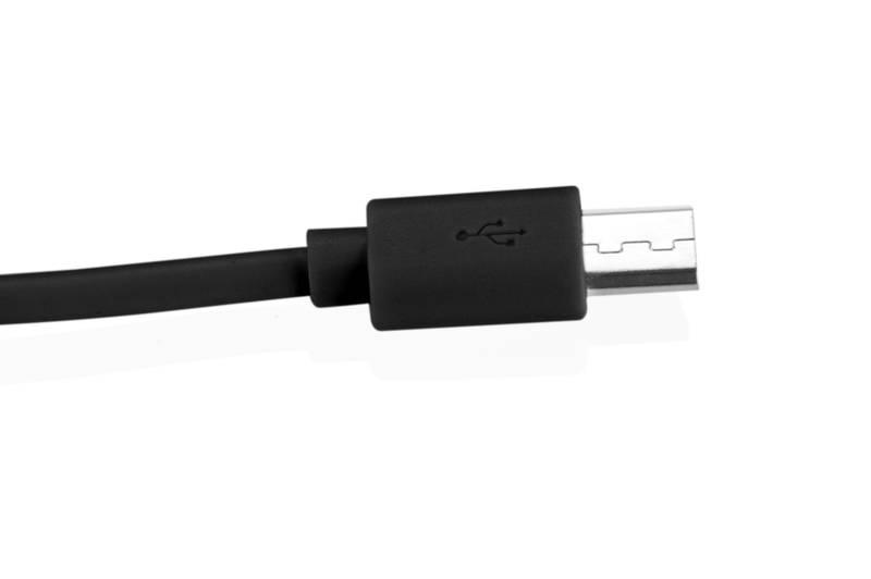 Kabel GoGEN USB micro USB, 0,9m černý