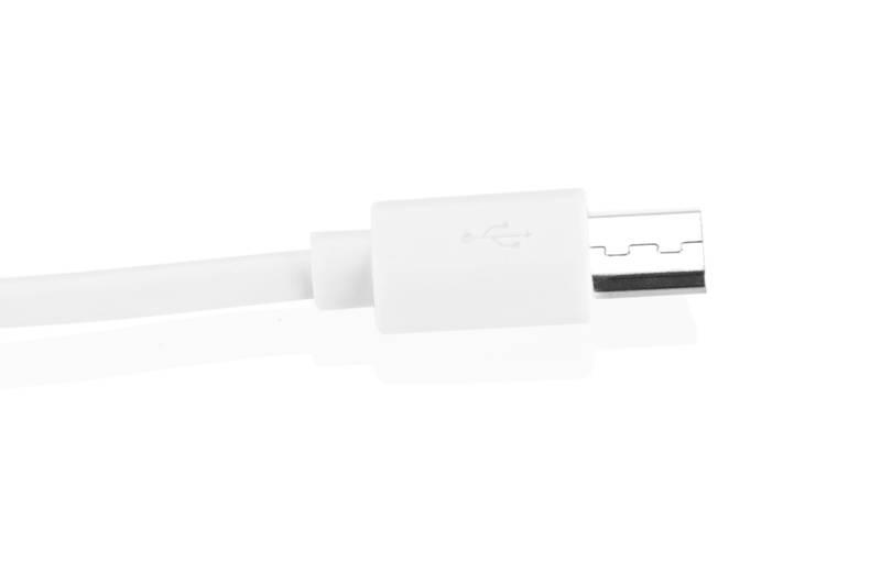 Kabel GoGEN USB micro USB, 2m bílý