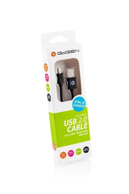 Kabel GoGEN USB micro USB, 2m černý