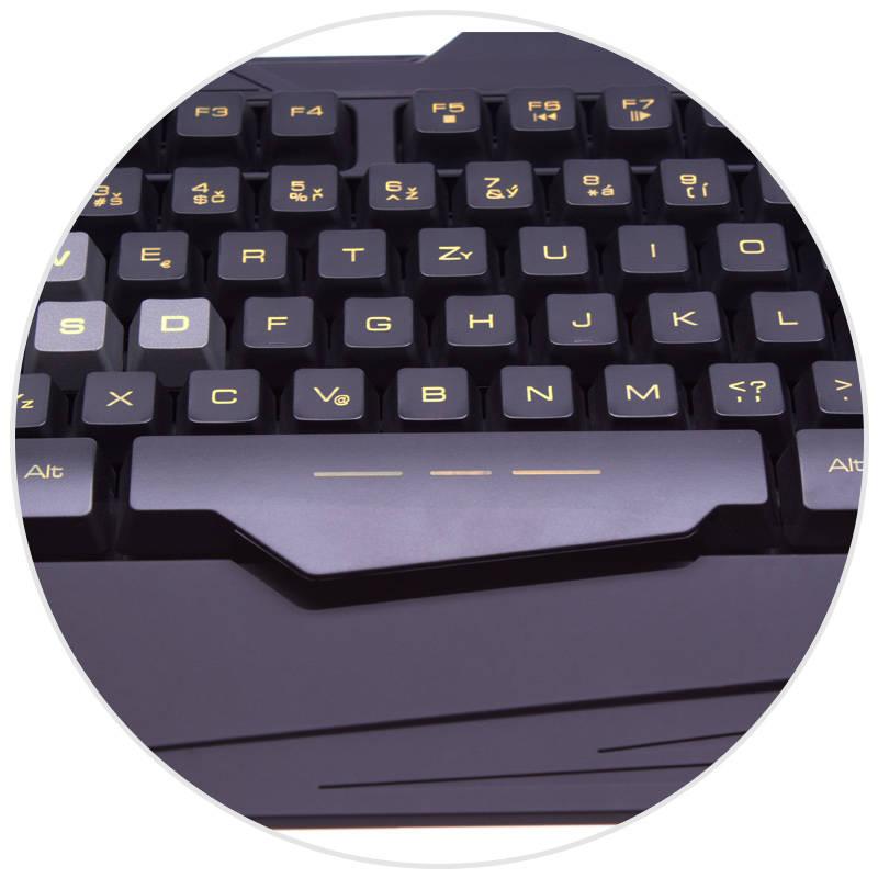 Klávesnice Connect IT ALIEN, CZ černá