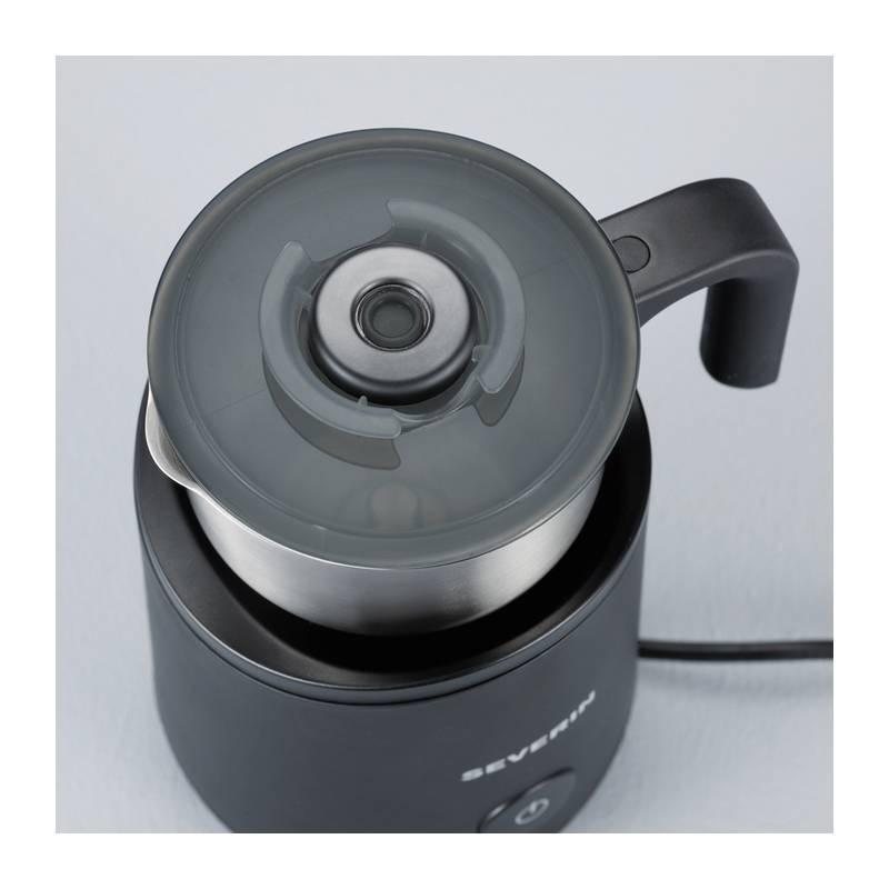 Napěňovač mléka Severin SM 9495 černý nerez