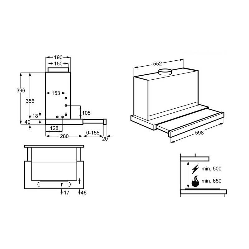 Odsavač par Electrolux EFP60460OX nerez