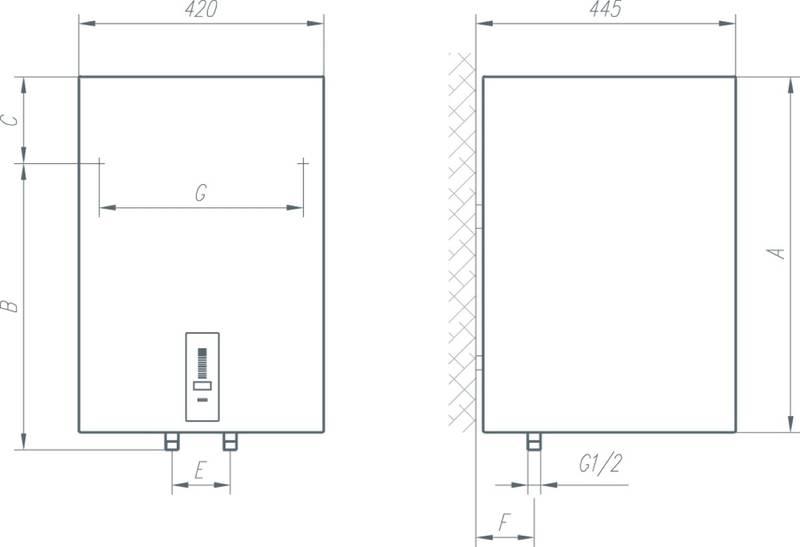 Ohřívač vody Mora EOMKS 50 PHSM