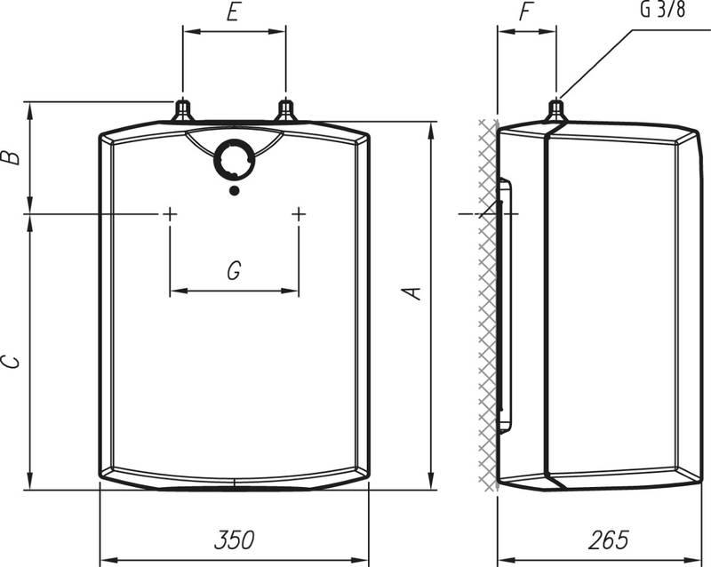 Ohřívač vody Mora TOM 10 P