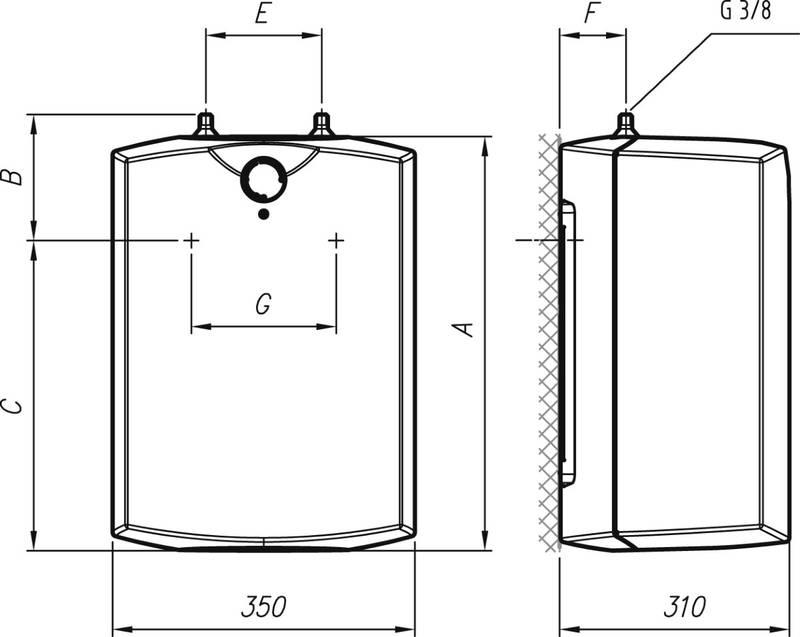 Ohřívač vody Mora TOM 15 P
