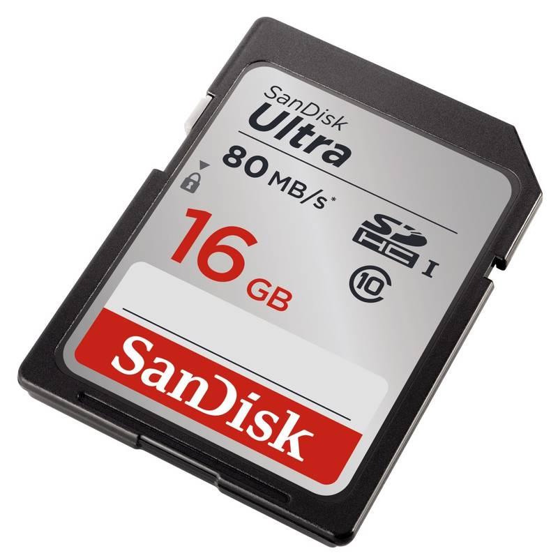 Paměťová karta Sandisk SDHC Ultra 16GB UHS-I U1