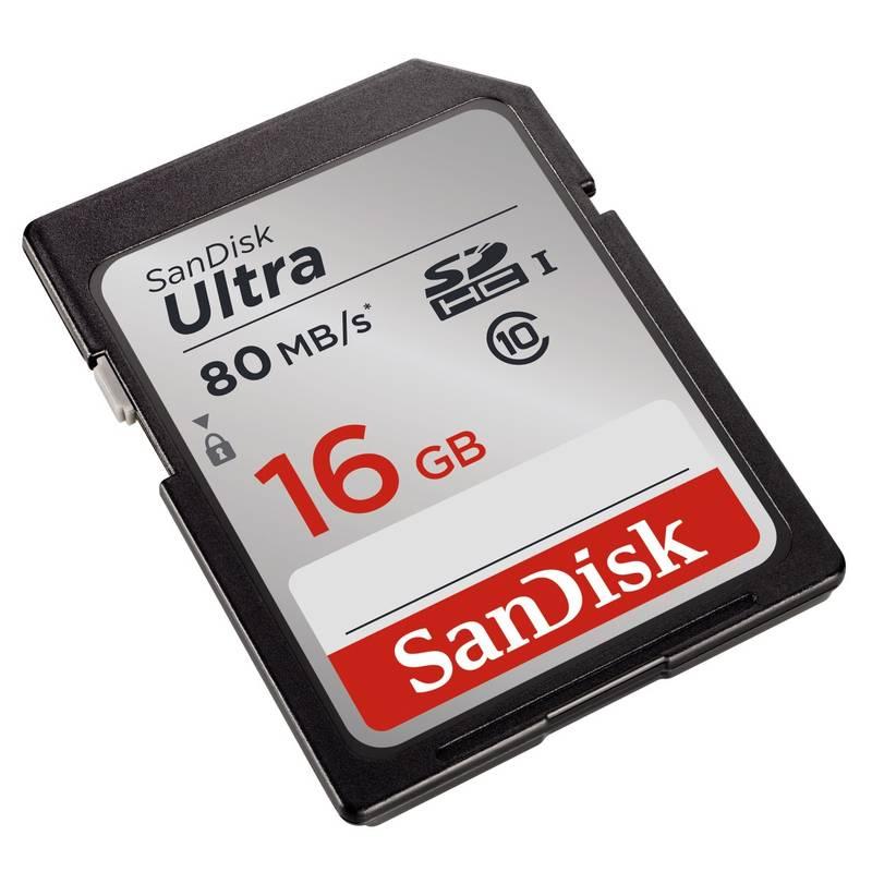 Paměťová karta Sandisk SDHC Ultra 16GB UHS-I U1