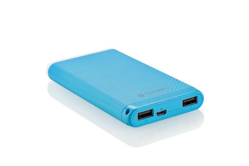 Powerbank GoGEN 8000mAh, svítilna modrá