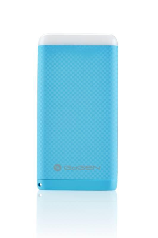 Powerbank GoGEN 8000mAh, svítilna modrá