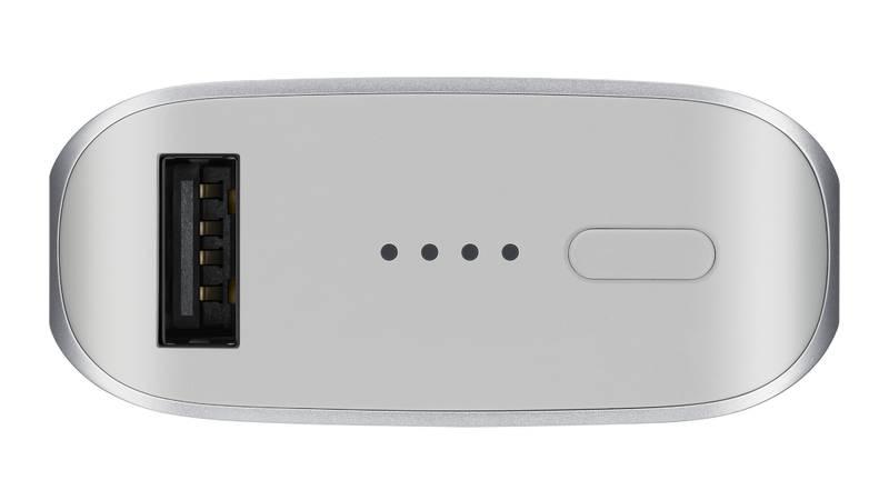 Powerbank Samsung 5100mAh stříbrná