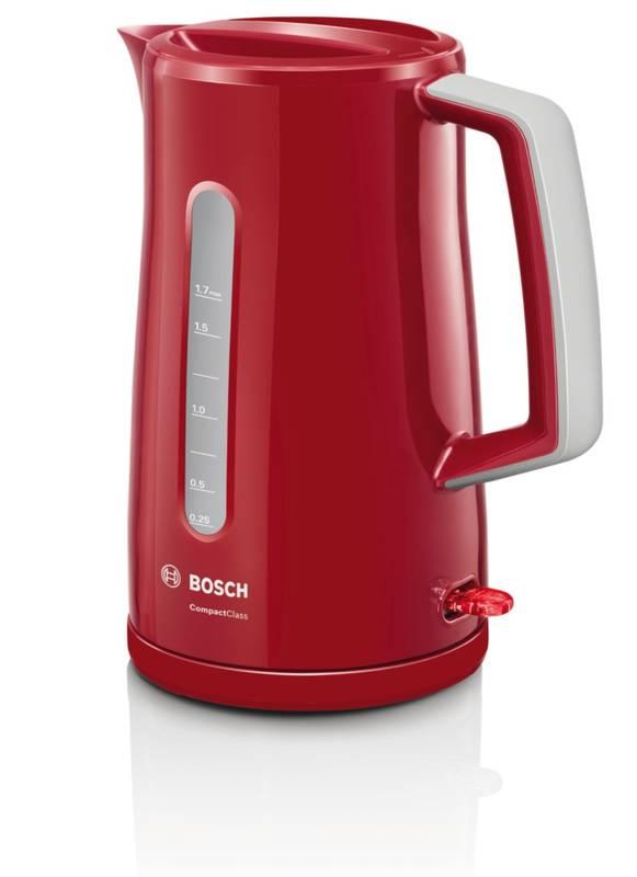 Rychlovarná konvice Bosch TWK3A014 červená, Rychlovarná, konvice, Bosch, TWK3A014, červená