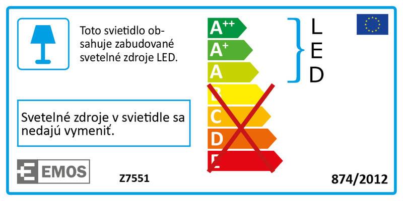 Stolní LED lampička EMOS DEL-1211 stmívatelná, 3W černá