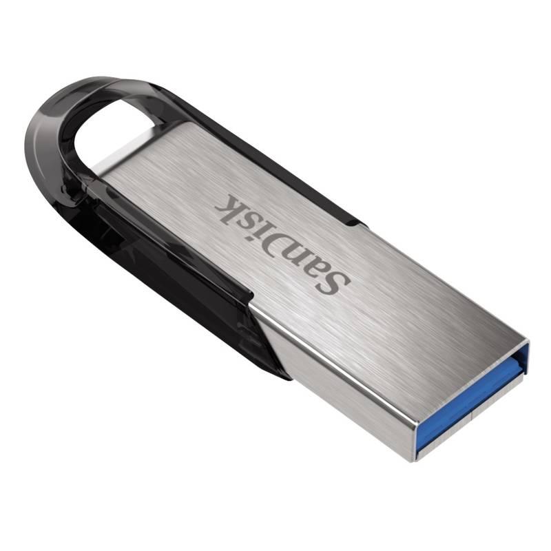 USB Flash Sandisk Ultra Flair 64GB černý stříbrný