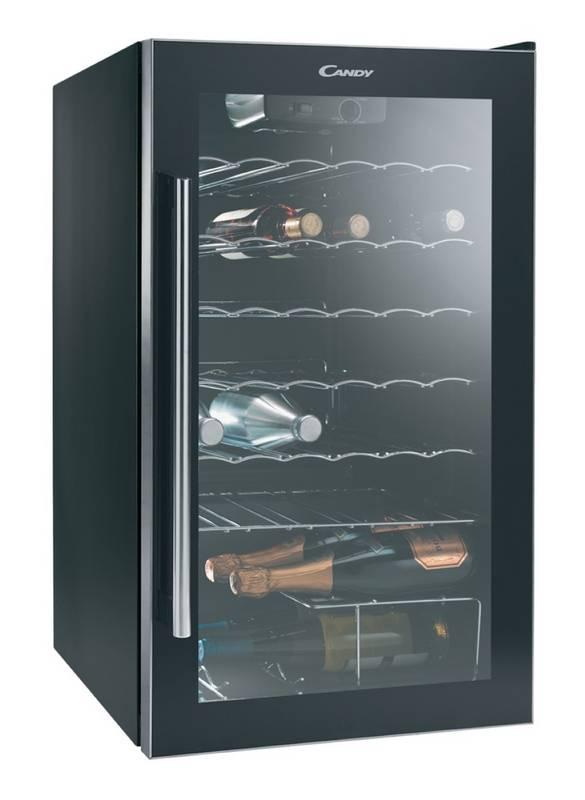 Vinotéka Candy CCVA155GL černá