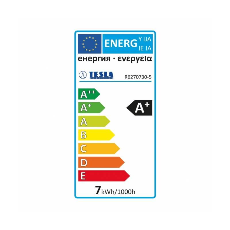 Žárovka LED Tesla reflektor, 7W, E27, teplá bílá