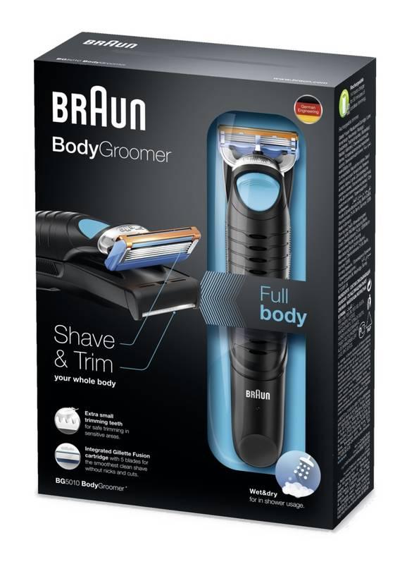 Zastřihovač tělový Braun BG 5010 černý, Zastřihovač, tělový, Braun, BG, 5010, černý