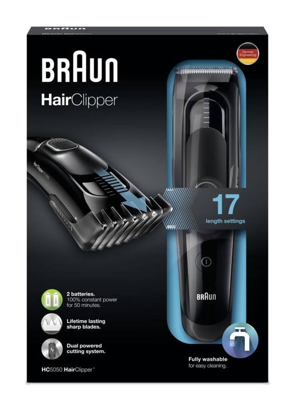 Zastřihovač vlasů Braun HC 5050 NEW černý