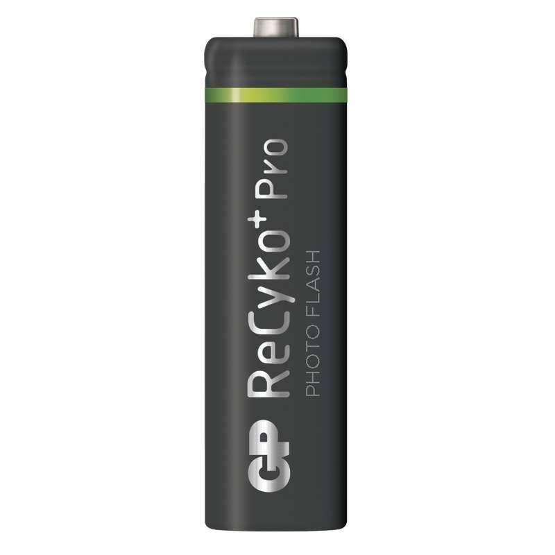 Baterie nabíjecí GP ReCyko Pro Photo & Flash AA, HR6, 2600mAh, Ni-MH, krabička 4ks