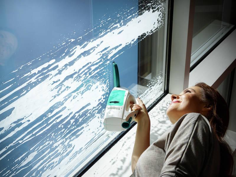 Čistič oken Leifheit Window Cleaner s tyčí mopem na okna bílá barva zelená barva, Čistič, oken, Leifheit, Window, Cleaner, s, tyčí, mopem, na, okna, bílá, barva, zelená, barva