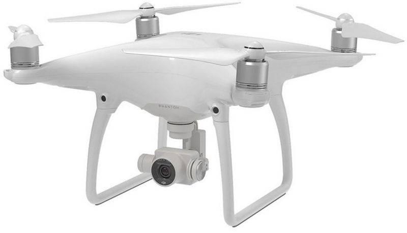 Dron DJI Phantom 4, 4K Ultra HD kamera bílý