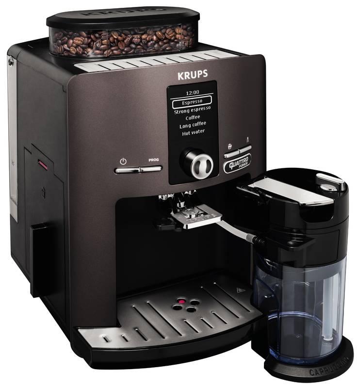 Espresso Krups EA829P10 šedé