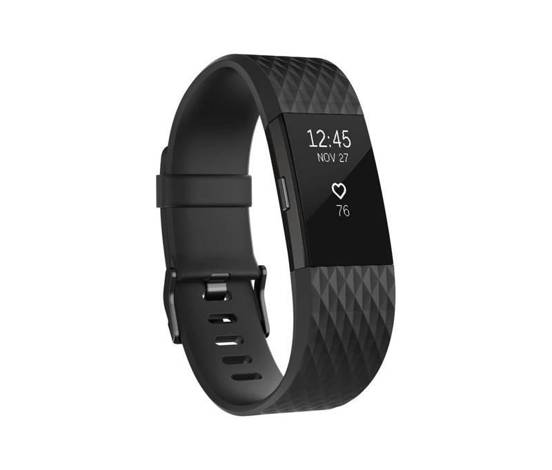 Fitness náramek Fitbit Charge 2 small - Black Gunmetal, Fitness, náramek, Fitbit, Charge, 2, small, Black, Gunmetal