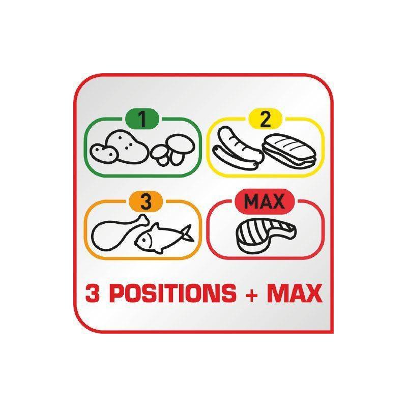 Gril Tefal GC451B12 černý chrom