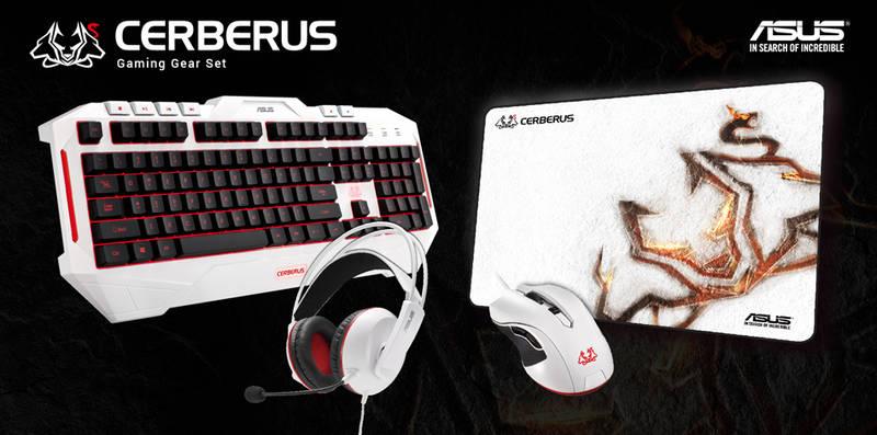 Headset Asus Cerberus Gaming bílý