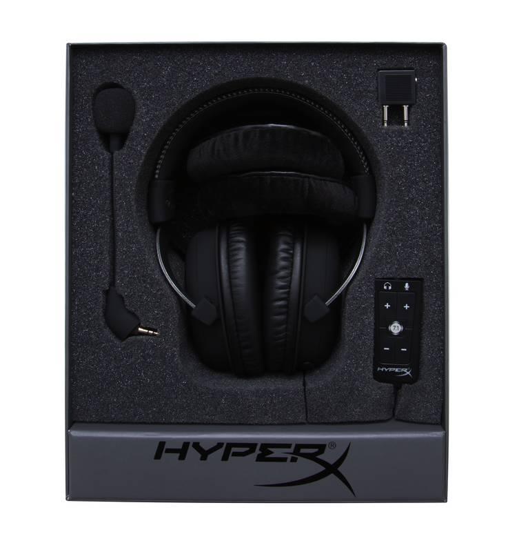 Headset HyperX Cloud II černý, Headset, HyperX, Cloud, II, černý