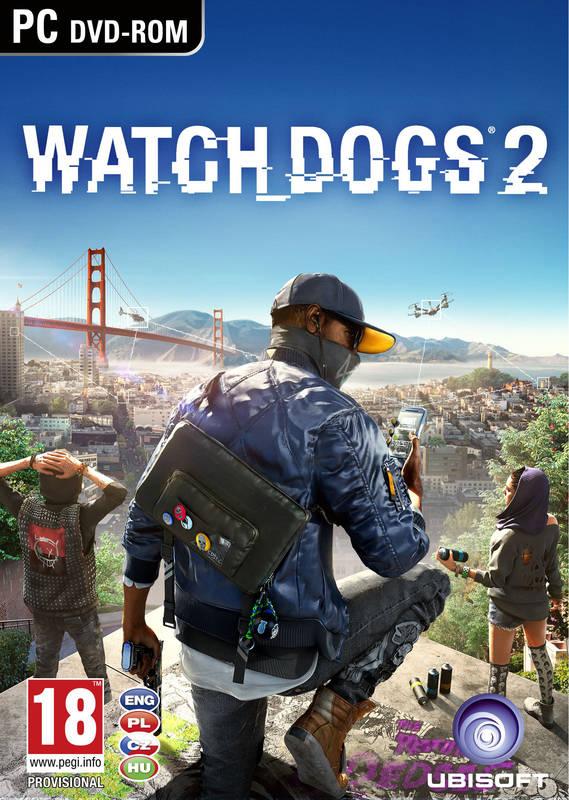 Hra Ubisoft PC Watch Dogs 2, Hra, Ubisoft, PC, Watch, Dogs, 2