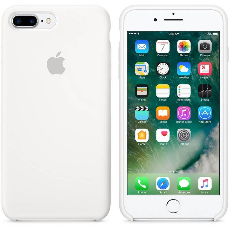 Kryt na mobil Apple Silicone Case pro iPhone 8 Plus 7 Plus bílý, Kryt, na, mobil, Apple, Silicone, Case, pro, iPhone, 8, Plus, 7, Plus, bílý