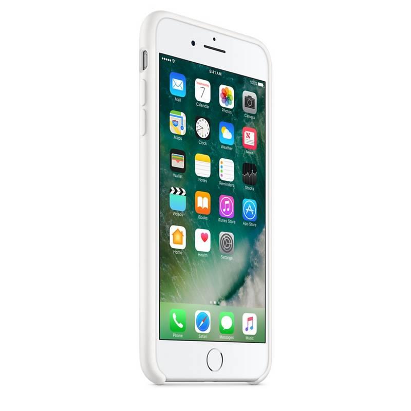 Kryt na mobil Apple Silicone Case pro iPhone 8 Plus 7 Plus bílý