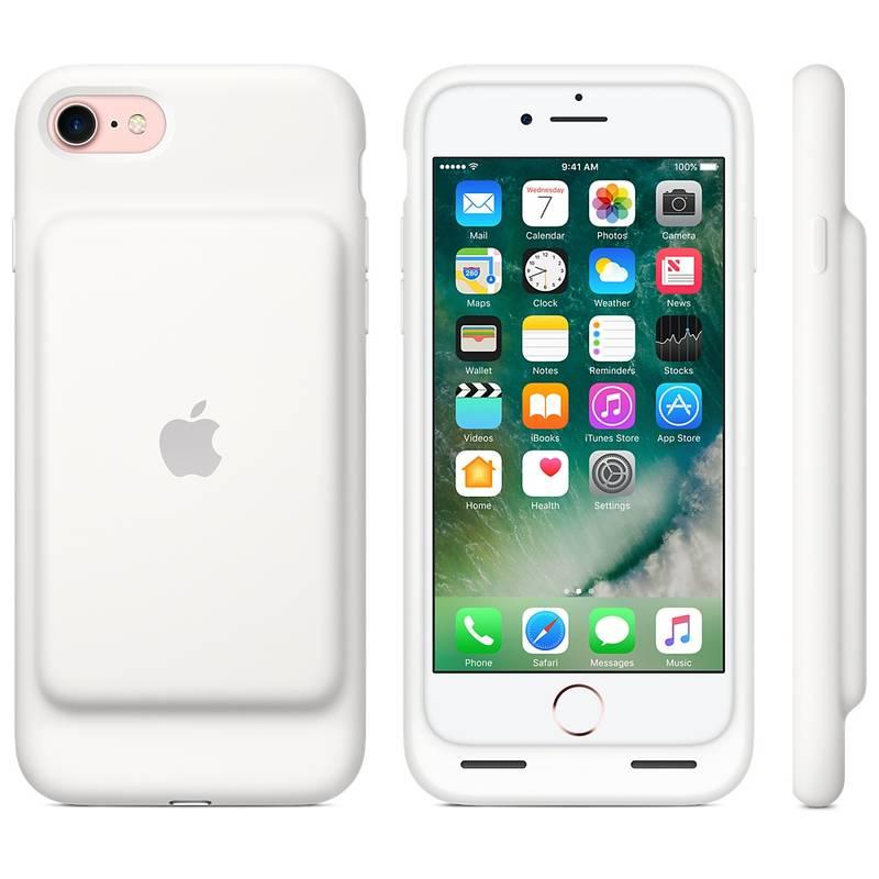 Kryt na mobil Apple Smart Battery Case pro iPhone 8 7 bílý
