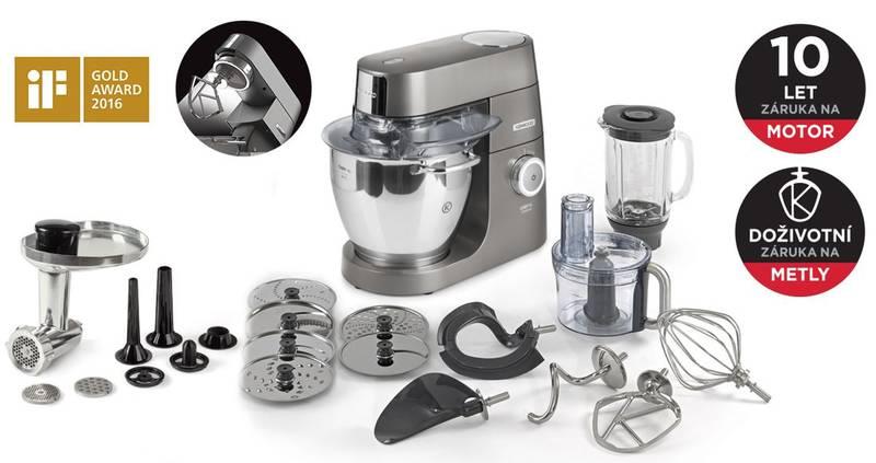 Kuchyňský robot KENWOOD Chef XL Titanium KVL8400S šedý