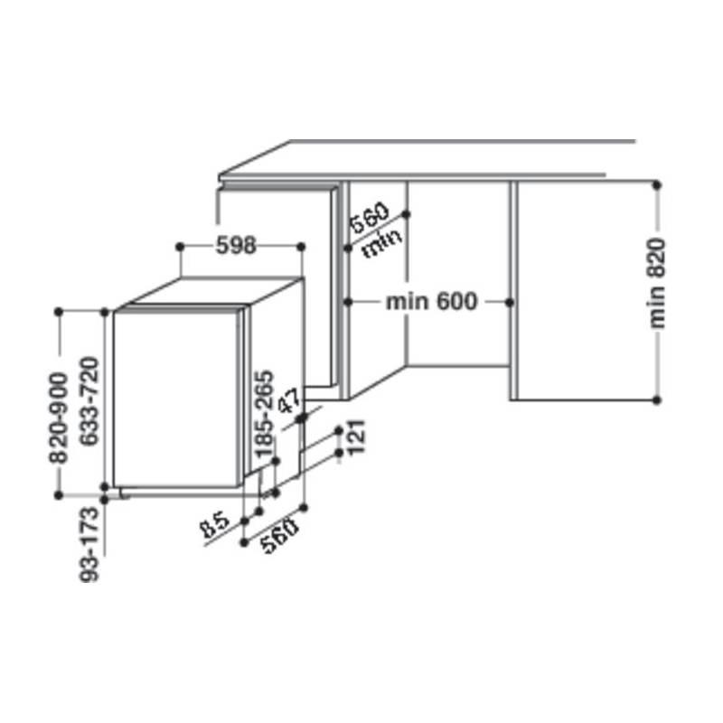Myčka nádobí Whirlpool WIO 3T133 DEL