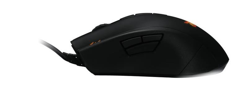 Myš Asus STRIX Claw Dark černá oranžová