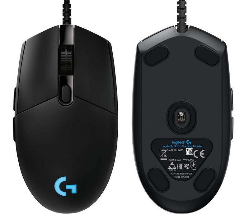 Myš Logitech Gaming G Pro černá, Myš, Logitech, Gaming, G, Pro, černá