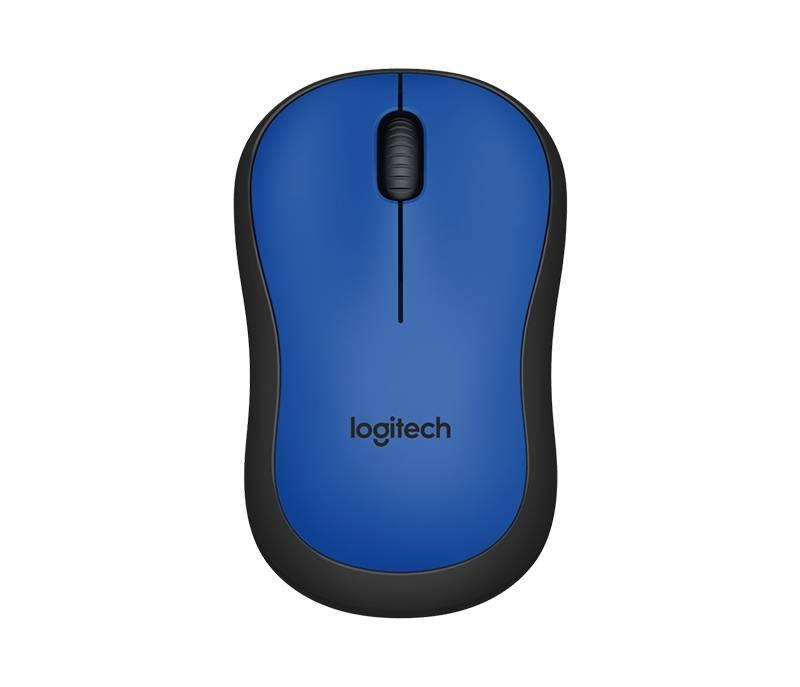 Myš Logitech Wireless Mouse M220 Silent modrá