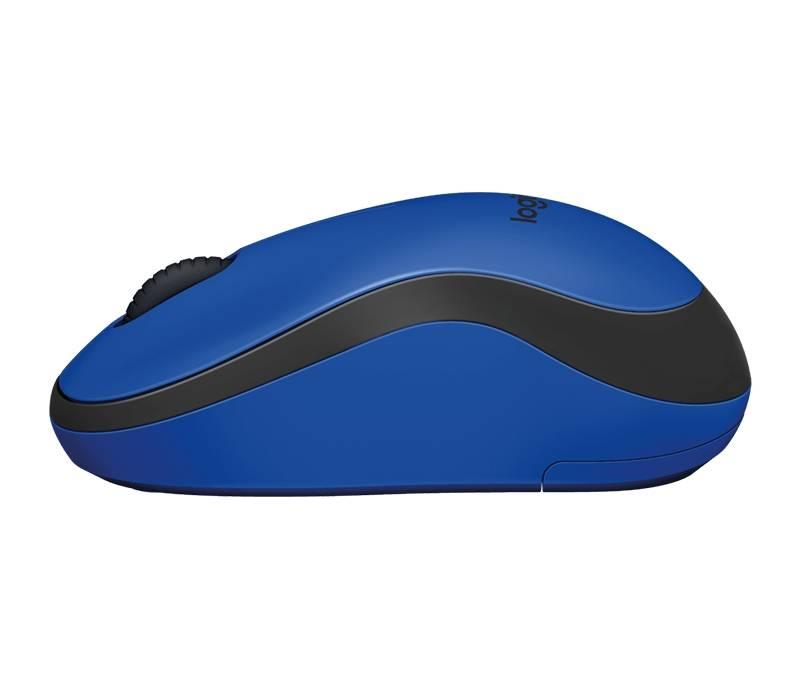 Myš Logitech Wireless Mouse M220 Silent modrá