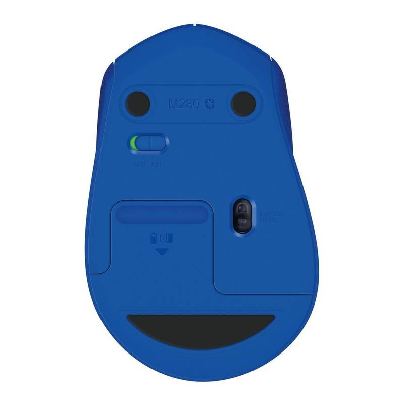Myš Logitech Wireless Mouse M280 modrá, Myš, Logitech, Wireless, Mouse, M280, modrá