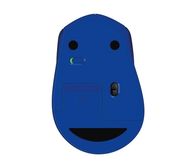 Myš Logitech Wireless Mouse M330 Silent Plus modrá