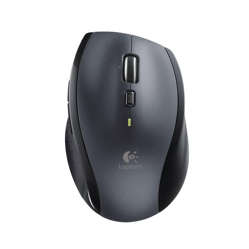 Myš Logitech Wireless Mouse M705 Marathon černá šedá, Myš, Logitech, Wireless, Mouse, M705, Marathon, černá, šedá