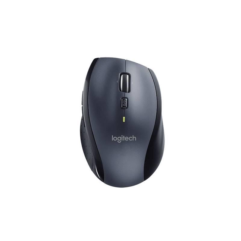 Myš Logitech Wireless Mouse M705 Marathon černá šedá, Myš, Logitech, Wireless, Mouse, M705, Marathon, černá, šedá